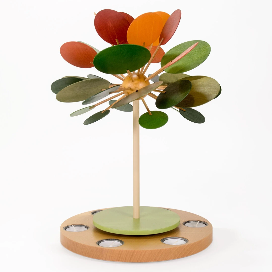 Mittlere Teelichtpyramide HerbstZeitlose