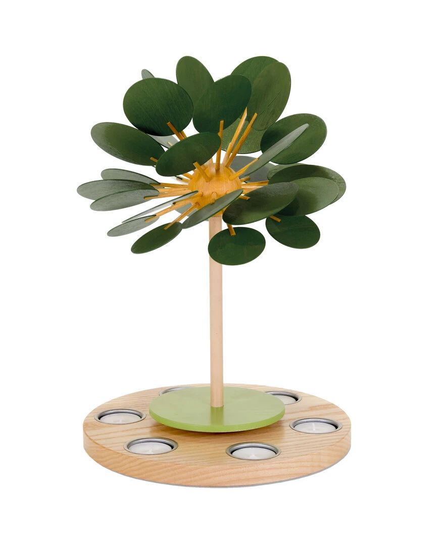 Kleine Teelichtpyramide SommerTraum für 6 Teelichter