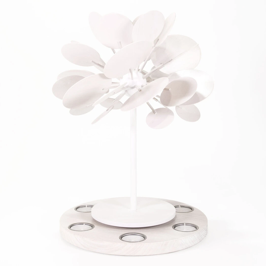 Mittlere Teelichtpyramide WinterZauber