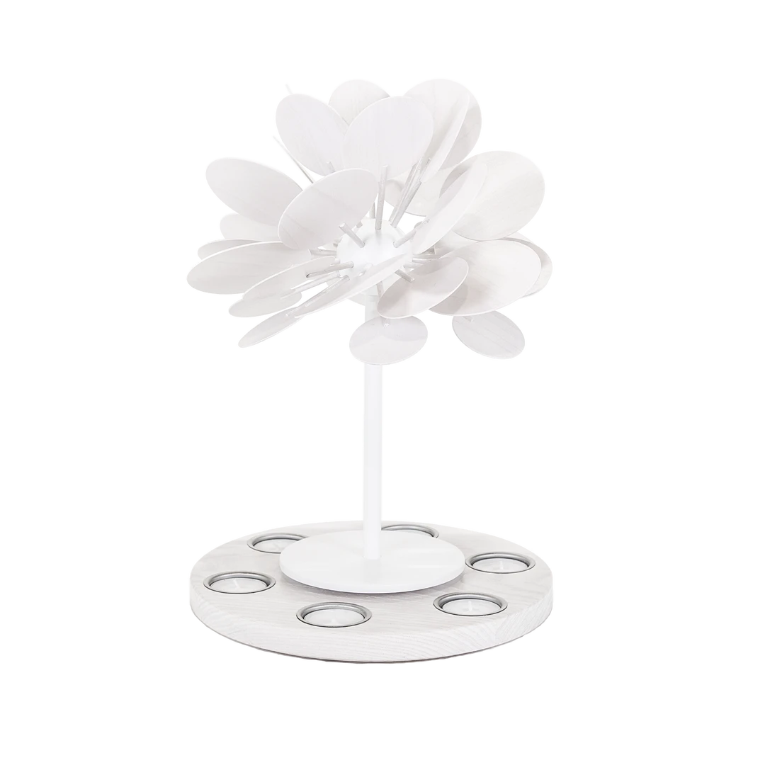 Kleine Teelichtpyramide WinterZauber für 6 Teelichter