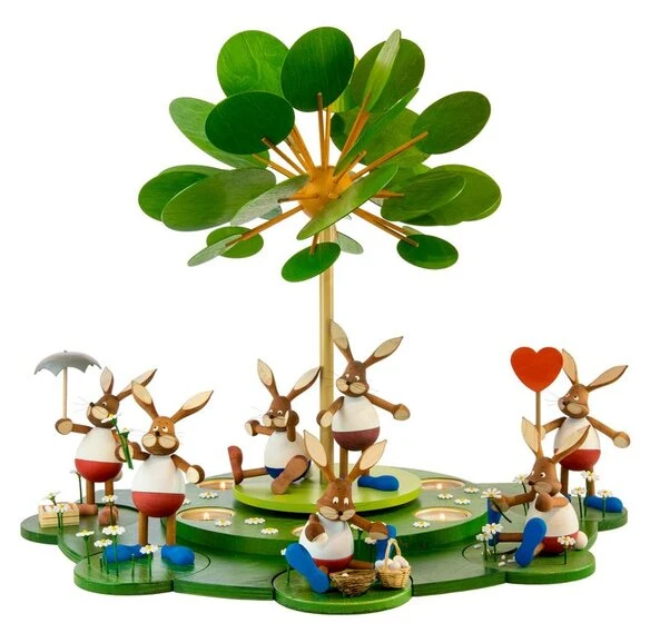 Teelichtpyramide Wärmespiel Jahreszeitenbaum