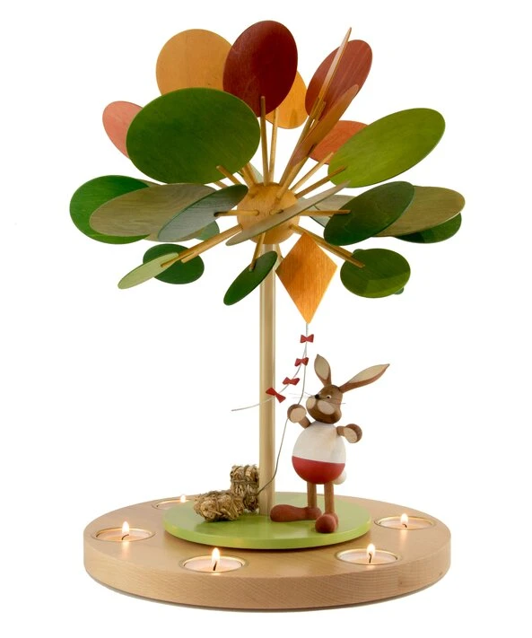 Teelichtpyramide Wärmespiel Jahreszeitenbaum