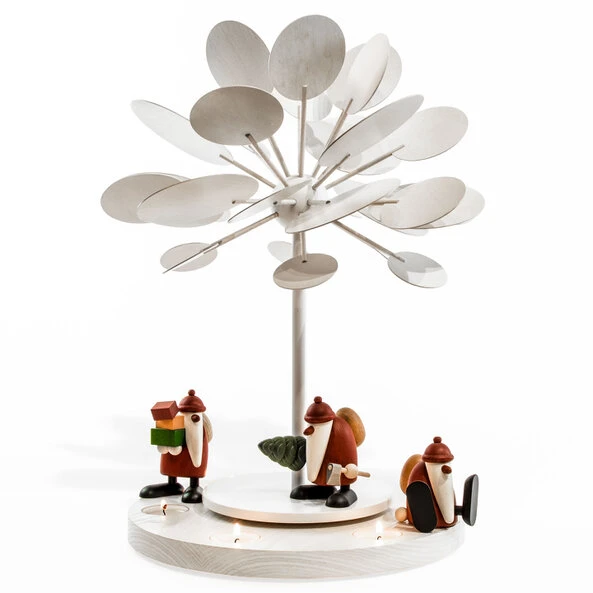 Teelichtpyramide Wärmespiel Jahreszeitenbaum