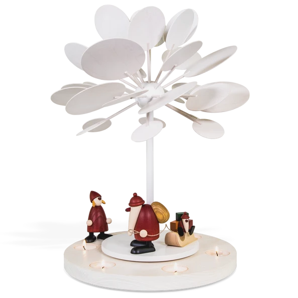 Teelichtpyramide Wärmespiel Jahreszeitenbaum